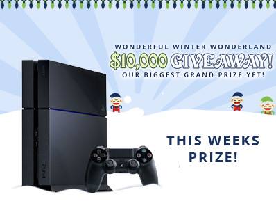 Wonderful Winter Wonderland $10,000 Giveaway! Our biggest grand prize yet! This weeks prize!