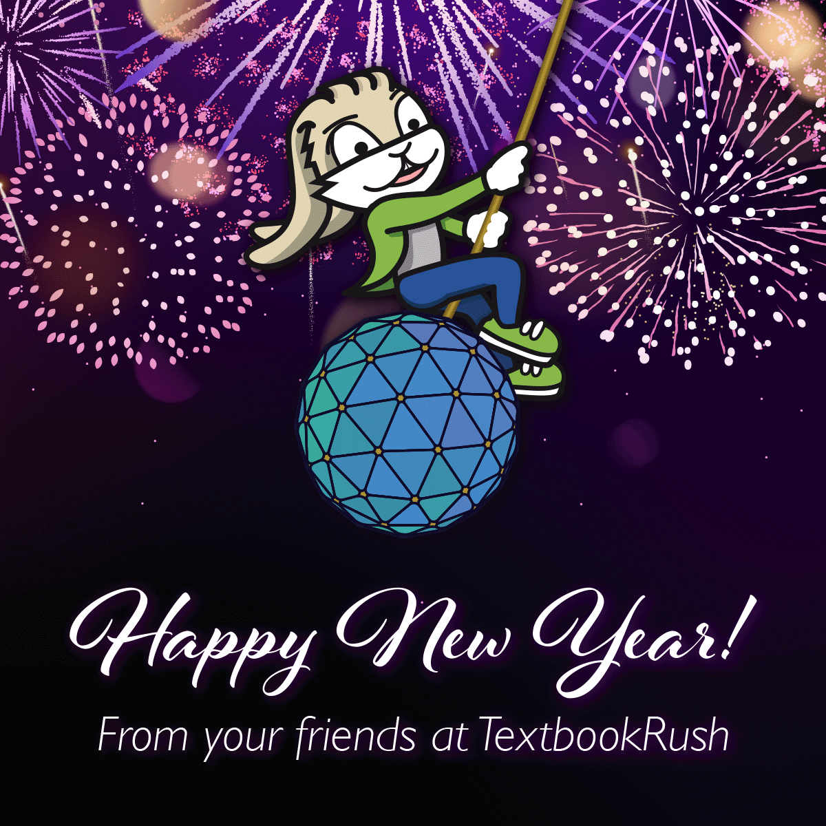 Happy New Year! From your friends at TextbookRush.